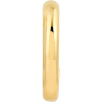 Olas d'Oro - 14K Yellow Gold 12.75mm Medium J Hoop Earrings - 1.24 Grams
