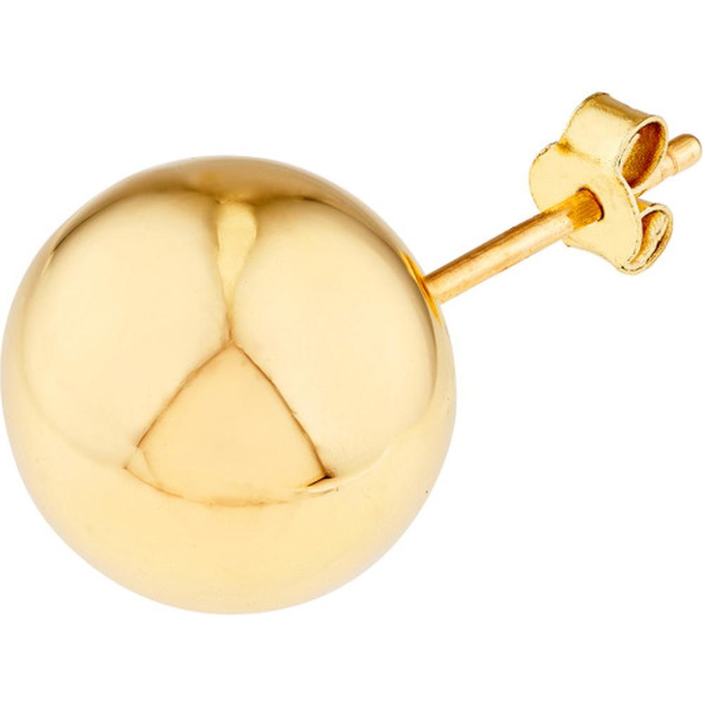 Olas d'Oro - 14K Yellow Gold 12mm Polished Ball Stud Earrings