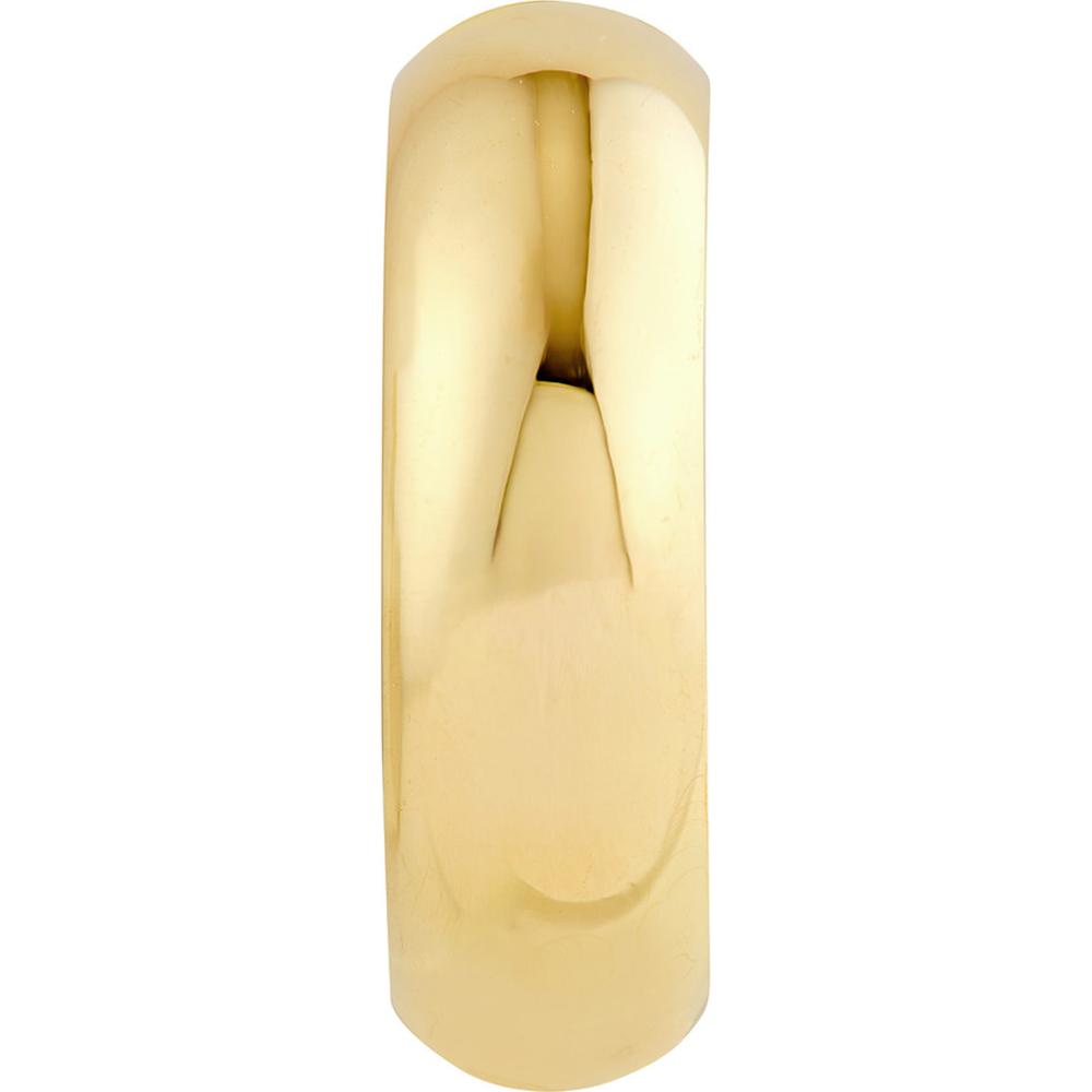 Olas d'Oro - 14K Yellow Gold 15mm D-Tube Round Hoop Earrings - 2.40 Grams Total Weight