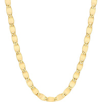 Olas d'Oro - 14K Yellow Gold 16" Diamond-Cut Valentino Chain Necklace - 8.87g