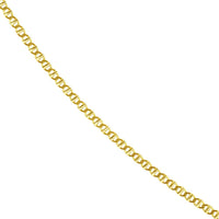 Olas d'Oro - 14K Yellow Gold 16" Flat Mariner Necklace with Lobster Clasp - 3.04 Grams Weight