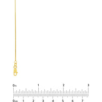 Olas d'Oro - 14K Yellow Gold 16" 1mm Snake Chain Necklace with Lobster Lock