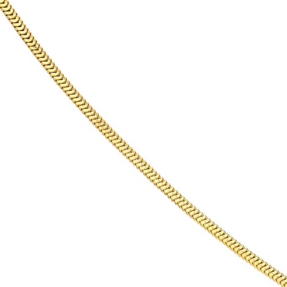 Olas d'Oro - 14K Yellow Gold 16" Snake Chain Necklace with Lobster Lock