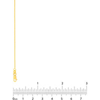 Olas d'Oro - 14K Yellow Gold 18" Adjustable 0.90mm Curb Chain Necklace with Lobster Clasp