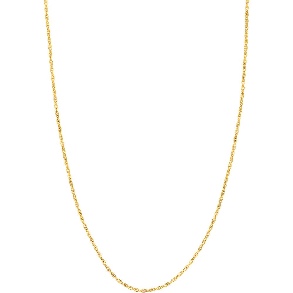 Olas d'Oro - 14K Yellow Gold 18" Designer Rope Chain - 1.8mm, 1.69 Grams