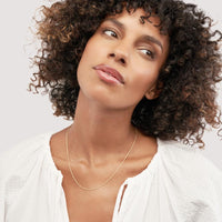 Olas d'Oro - 14K Yellow Gold 18" Diamond-Cut Rope Chain Necklace with Lobster Clasp 1.05mm Width