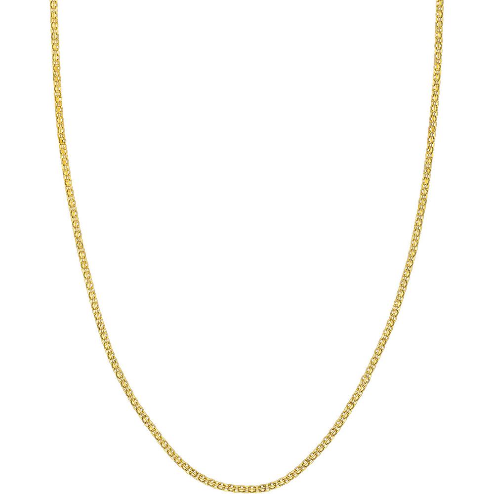 Olas d'Oro - 14K Yellow Gold 18" Forzentina Bismarck Chain - 2.25mm