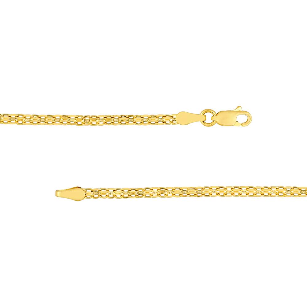 Olas d'Oro - 14K Yellow Gold 18" Forzentina Bismarck Chain - 2.25mm