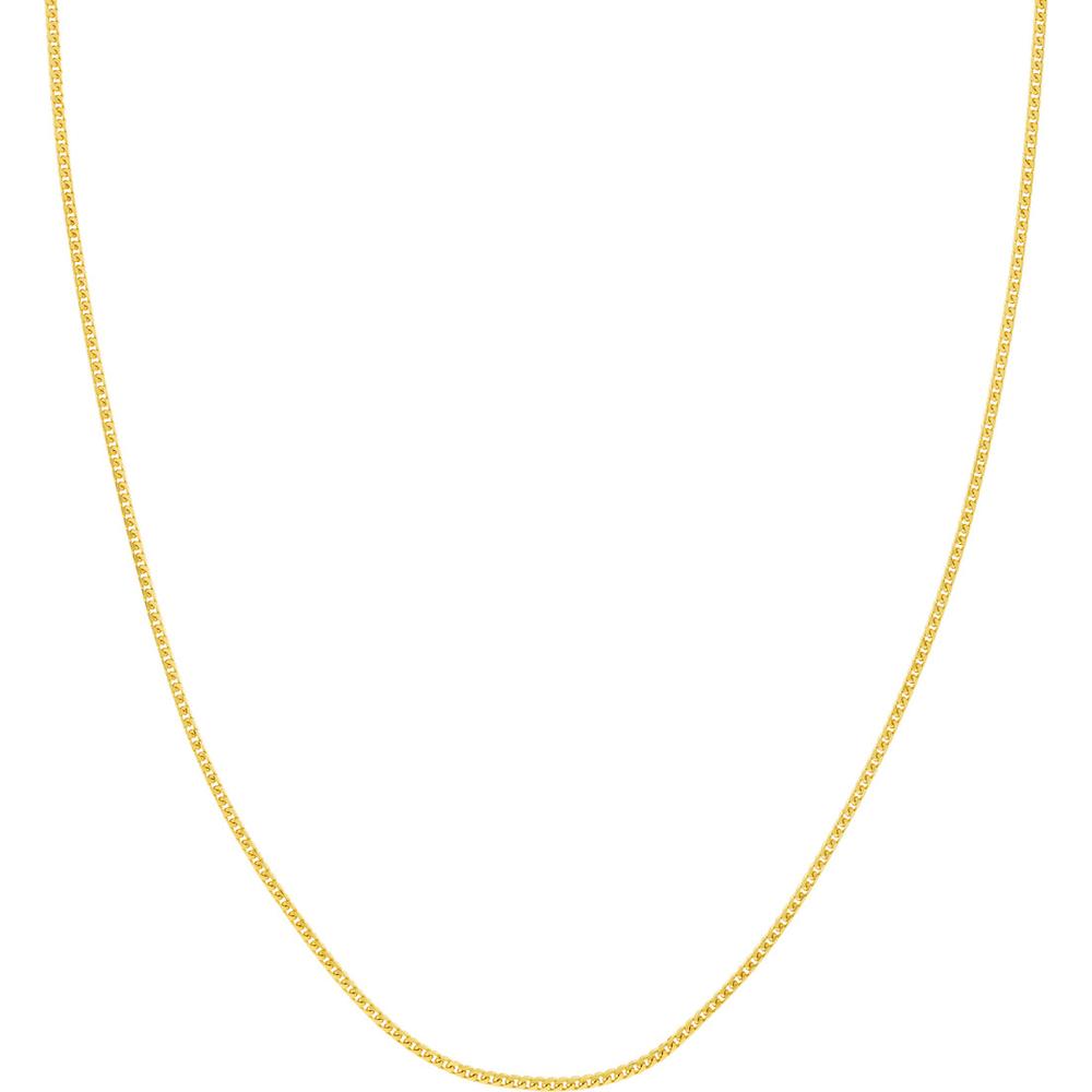 Olas d'Oro - 14K Yellow Gold 18" Franco Chain Necklace with Lobster Clasp 7 Grams