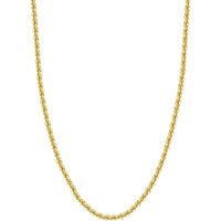 Olas d'Oro - 14K Yellow Gold 18-Inch Light Rope Chain Necklace - 5.10mm, 8.4g