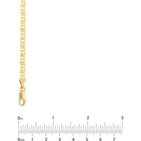 Olas d'Oro - 14K Yellow Gold 18" Mariner Chain Necklace - 4.4mm Width with Lobster Lock