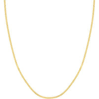 Olas d'Oro - 14K Yellow Gold 18" Open Curb Chain Necklace - 1.95mm