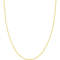 Olas d'Oro - 14K Yellow Gold 18" Sparkle Singapore Chain with Lobster Clasp - 1.7 Grams