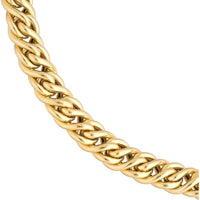 Olas d'Oro - 14K Yellow Gold 18'' Twisted Cable Necklace with Pear-Shaped Lobster Clasp