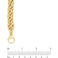 Olas d'Oro - 14K Yellow Gold 18'' Twisted Cable Necklace with Pear-Shaped Lobster Clasp