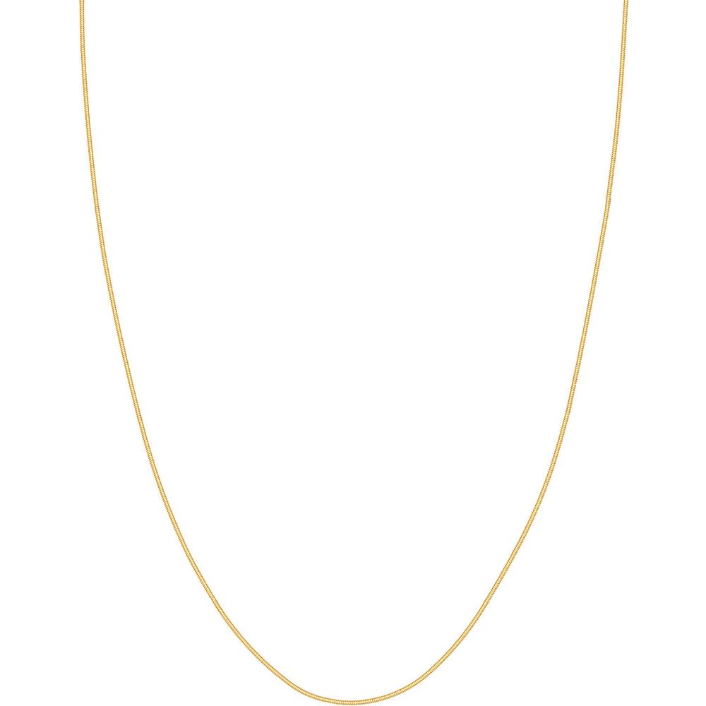 Olas d'Oro - 14K Yellow Gold 1mm Snake Chain with Lobster Lock - 18" Necklace - 2.88 Grams