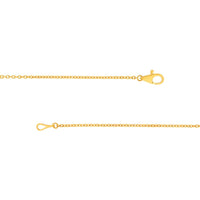 Olas d'Oro - 14K Yellow Gold 2-1/2 Carat Total Diamond Ascending Stone Necklace
