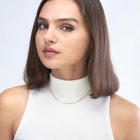 Olas d'Oro - 14K Yellow Gold 2.15mm Diamond-Cut Oval Snake Chain Bracelet - 7.25" Length