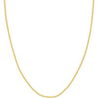 Olas d'Oro - 14K Yellow Gold 2.50mm Open Cable Chain Necklace - 18" Length