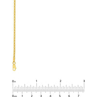 Olas d'Oro - 14K Yellow Gold 2.50mm Open Cable Chain Necklace - 18" Length