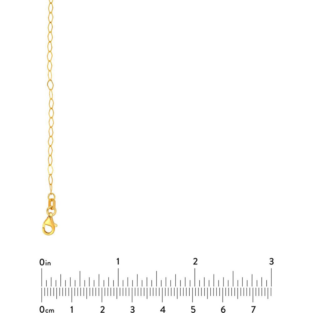 Olas d'Oro - 14K Yellow Gold 2.50mm Piatto Link Chain Necklace - 24" Length