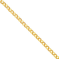 Olas d'Oro - 14K Yellow Gold 2.80mm Hollow Rolo Chain Necklace - 20" Length