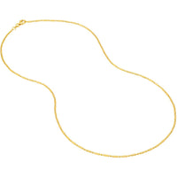 Olas d'Oro - 14K Yellow Gold 20" Diamond-Cut Bead and Bar Chain Necklace - 3.87 Grams