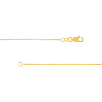 Olas d'Oro - 14K Yellow Gold 20 Inch Curb Chain Necklace with Lobster Clasp 1.04mm Link Width