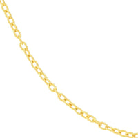 Olas d'Oro - 14K Yellow Gold 20" Designer Rolo Chain Necklace - 3.64 Grams Total Weight