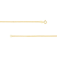 Olas d'Oro - 14K Yellow Gold 20" Square Wheat Chain with Spring Ring Clasp - 1.27 grams