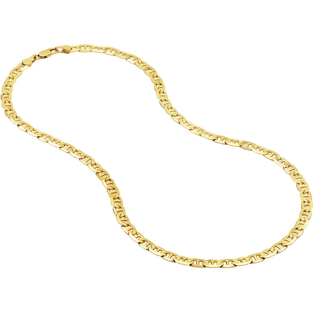 Olas d'Oro - 14K Yellow Gold 20" Mariner Chain Necklace with Lobster Lock - 24.75g Weight