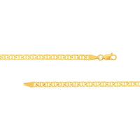 Olas d'Oro - 14K Yellow Gold 20" Mariner Chain with Lobster Lock - 12.35 Grams