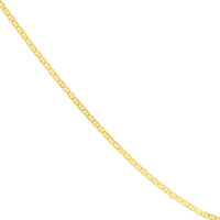 Olas d'Oro - 14K Yellow Gold 20" Mariner Chain with Spring Ring Clasp - 1.10mm Width, 1.35 grams