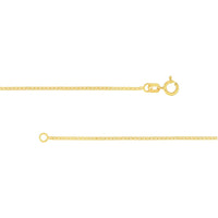 Olas d'Oro - 14K Yellow Gold 20" Mariner Chain with Spring Ring Clasp - 1.10mm Width, 1.35 grams