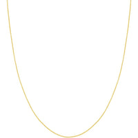 Olas d'Oro - 14K Yellow Gold 20" Open Cable Chain Necklace - 1.05mm - 1.31 Grams