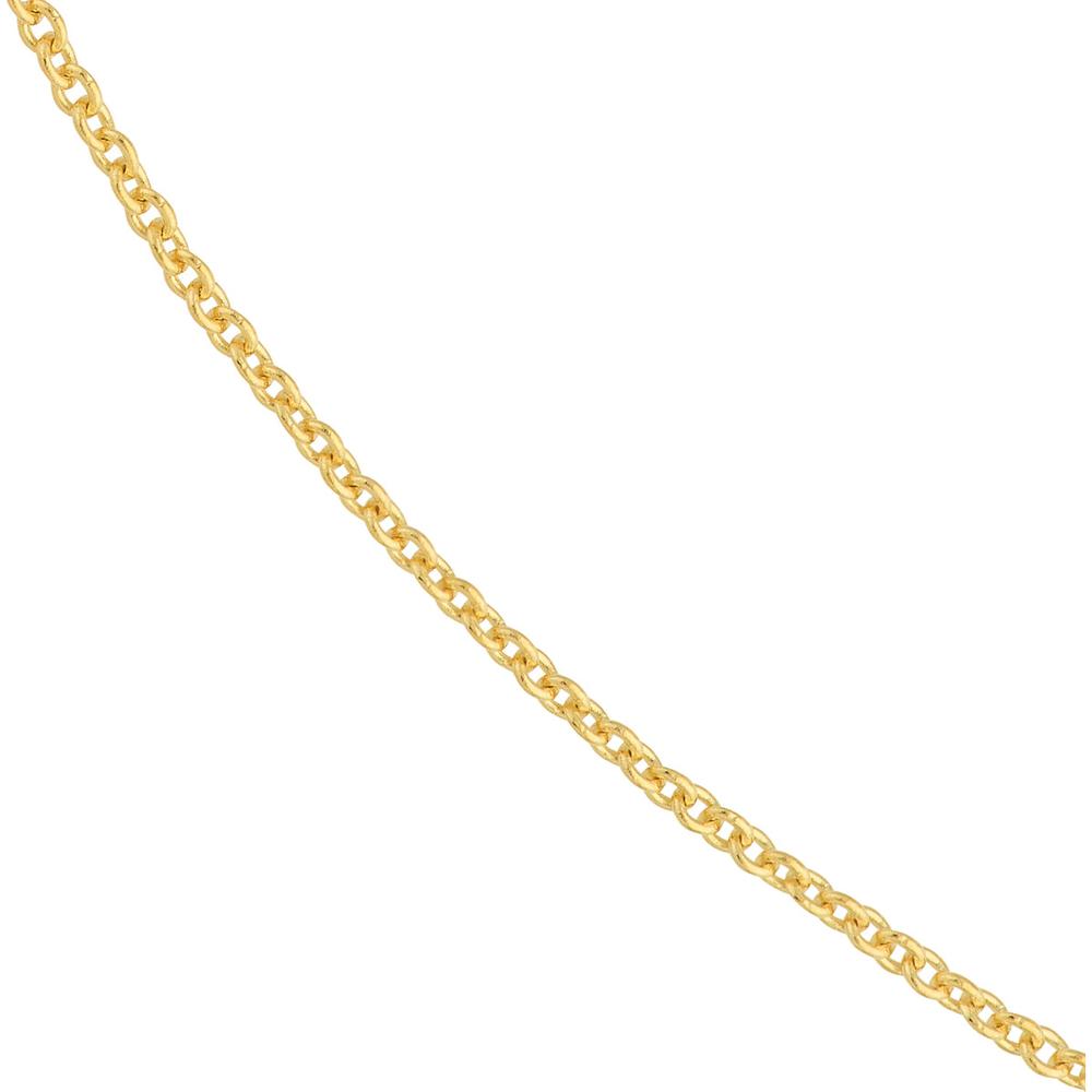 Olas d'Oro - 14K Yellow Gold 20" Open Cable Chain Necklace - 1.05mm - 1.31 Grams