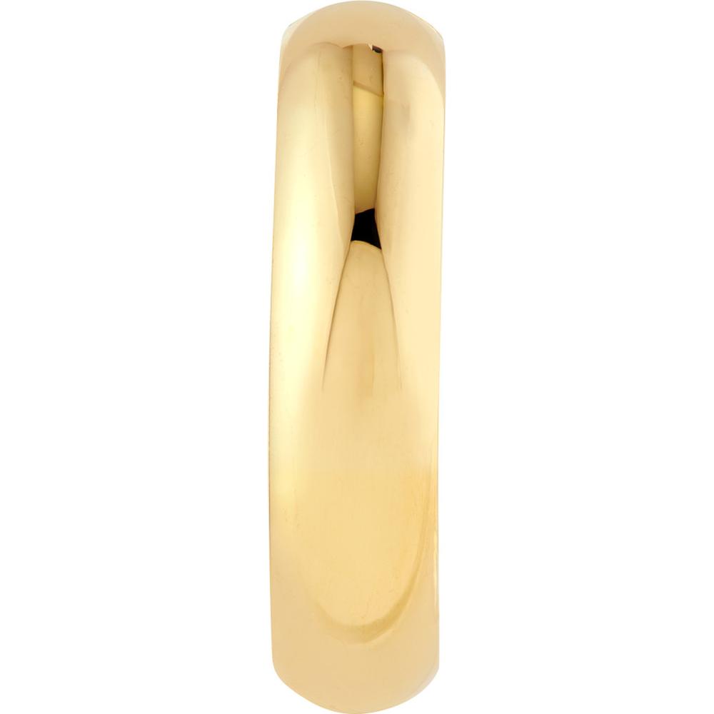 Olas d'Oro - 14K Yellow Gold 20mm D-Tube Round Hoop Earrings - 3.20 Grams Total Weight