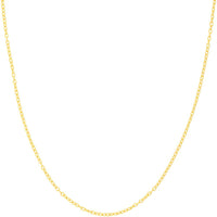 Olas d'Oro - 14K Yellow Gold 22" Designer Rolo Chain - 1.90mm Link