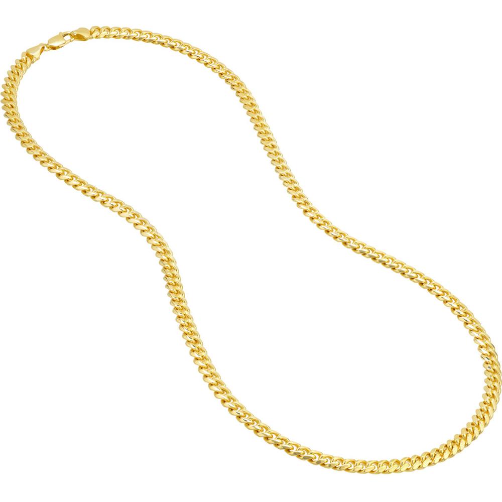 Olas d'Oro - 14K Yellow Gold 22" T-Miami Cuban Chain Necklace - 57.14 Grams