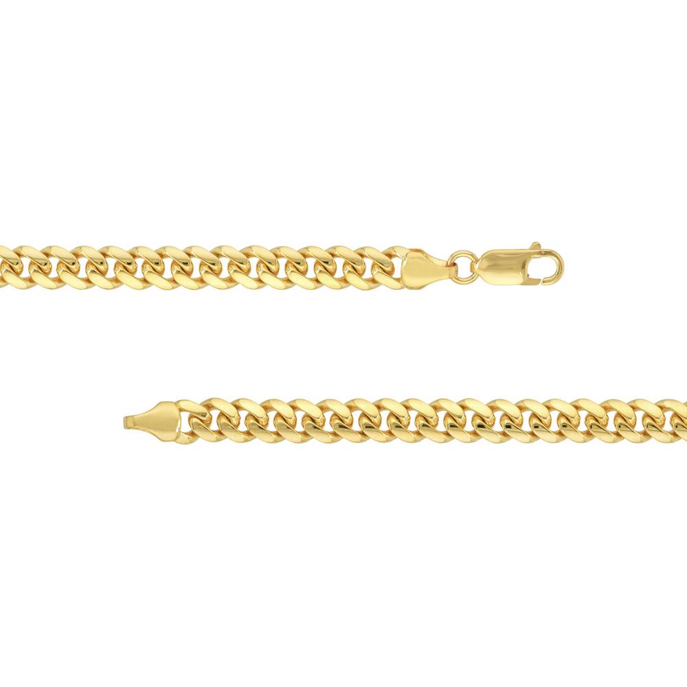 Olas d'Oro - 14K Yellow Gold 22" T-Miami Cuban Chain Necklace - 57.14 Grams