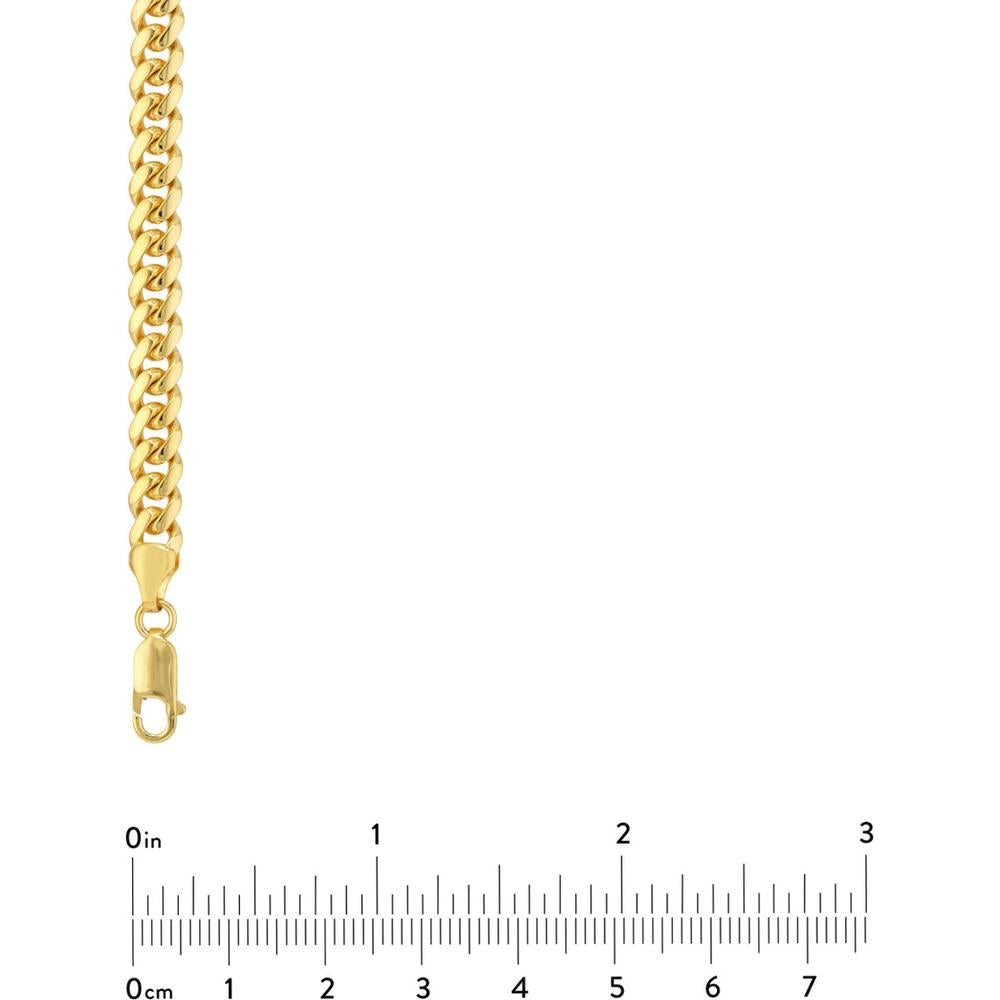 Olas d'Oro - 14K Yellow Gold 22" T-Miami Cuban Chain Necklace - 57.14 Grams