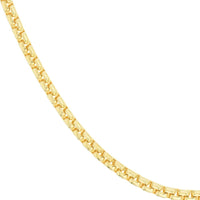 Olas d'Oro - 14K Yellow Gold 22" Solid Round Box Chain Necklace - 31.95 Grams