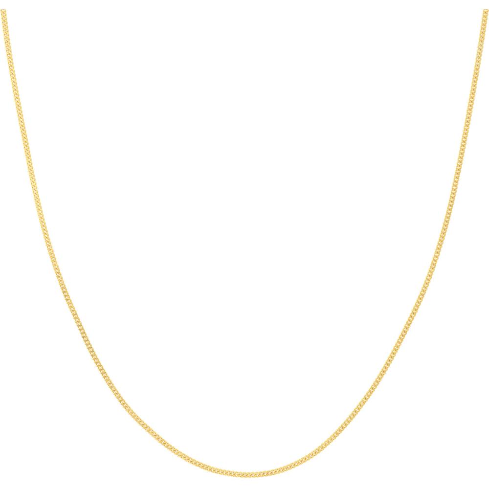 Olas d'Oro - 14K Yellow Gold 24" Curb Chain Necklace with Lobster Clasp - 4.32 Grams