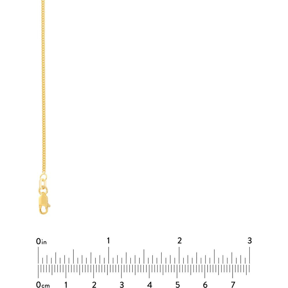Olas d'Oro - 14K Yellow Gold 24" Curb Chain Necklace with Lobster Clasp - 4.32 Grams
