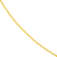 Olas d'Oro - 14K Yellow Gold 24" Fine Box Chain Necklace with Spring Ring Clasp 0.55mm Width