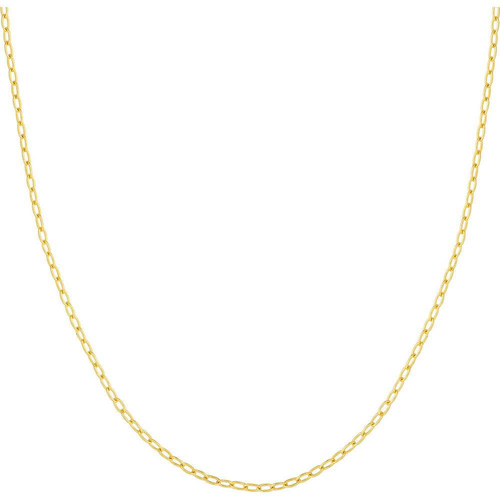 Olas d'Oro - 14K Yellow Gold 24" 2.10mm Forzentina Chain Necklace