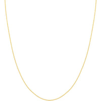 Olas d'Oro - 14K Yellow Gold 24" Diamond-Cut Cable Chain Necklace with Lobster Lock - 2.71 Grams