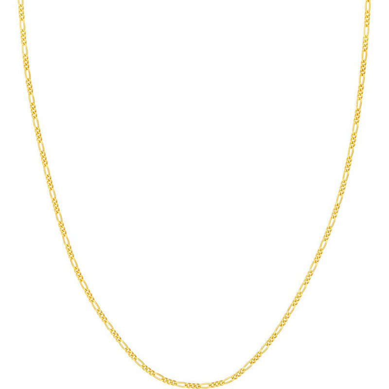 Olas d'Oro - 14K Yellow Gold 24" Figaro Chain Necklace - 1.90mm Links