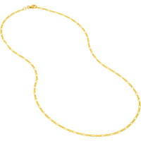 Olas d'Oro - 14K Yellow Gold 24" Figaro Chain Necklace - 1.90mm Links