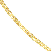 Olas d'Oro - 14K Yellow Gold 24" Mariner Chain - 1.85mm Oval Link Design